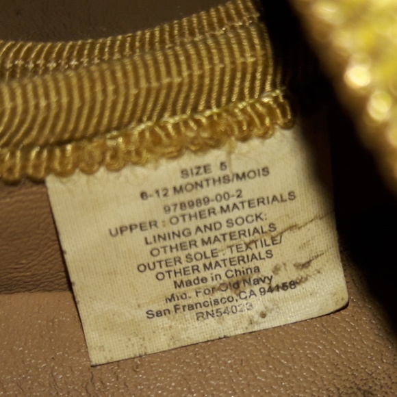 Baby Girl Gold Dress Shoes - Picture 4 of 10